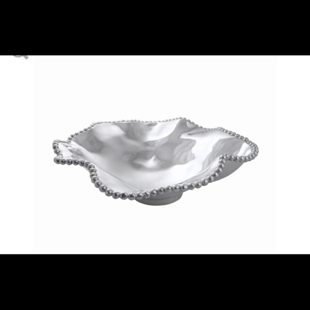 Mariposa Stainless Steel Large Serving Bowl
